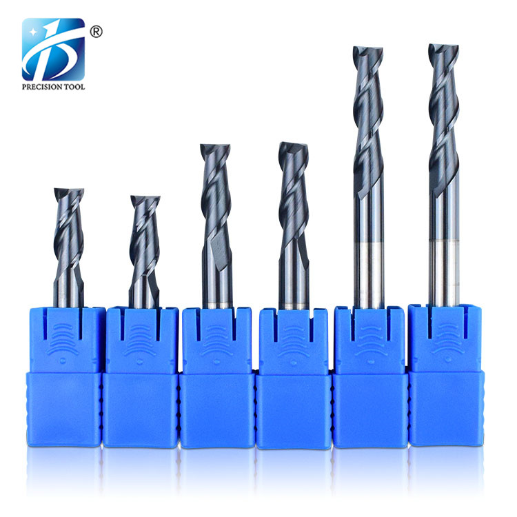 HRC55, 2 Flute Endmill, Square End, for Steel Processing