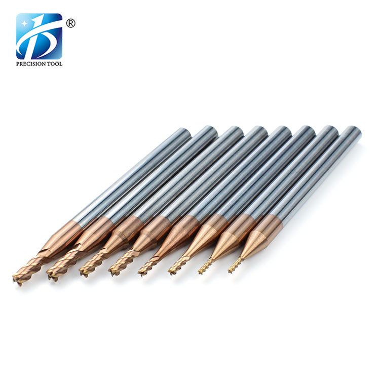 HRC55, 4 Flute Endmill, Square End, for Steel Processing