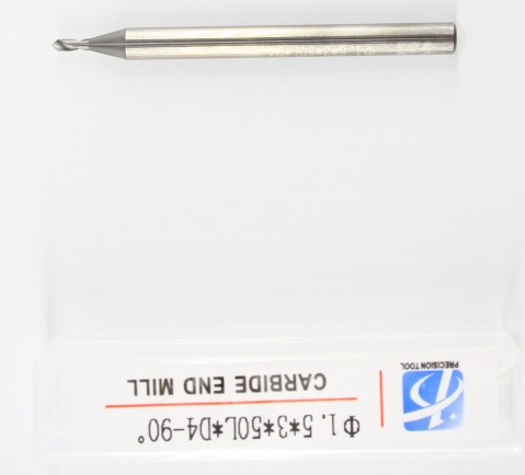 HRC55, 2 Flute Endmill, 90 Degree, Center Drill, for Aluminum Processing