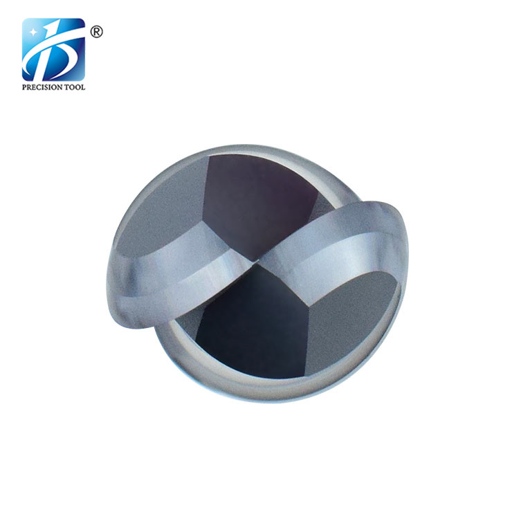 HRC55, 2 Flute, Solid Carbide Endmill, Ballnose, for Steel Processing