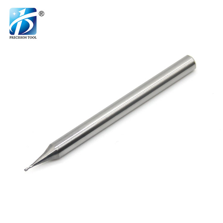 HRC55, 3 Flute, Solid Carbide Endmill, Micro Diameter，Square End, for Aluminum Processing