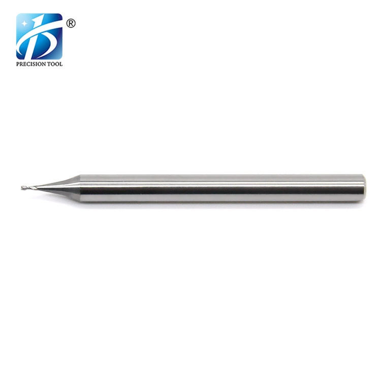 HRC55, 3 Flute, Solid Carbide Endmill, Micro Diameter，Square End, for Aluminum Processing