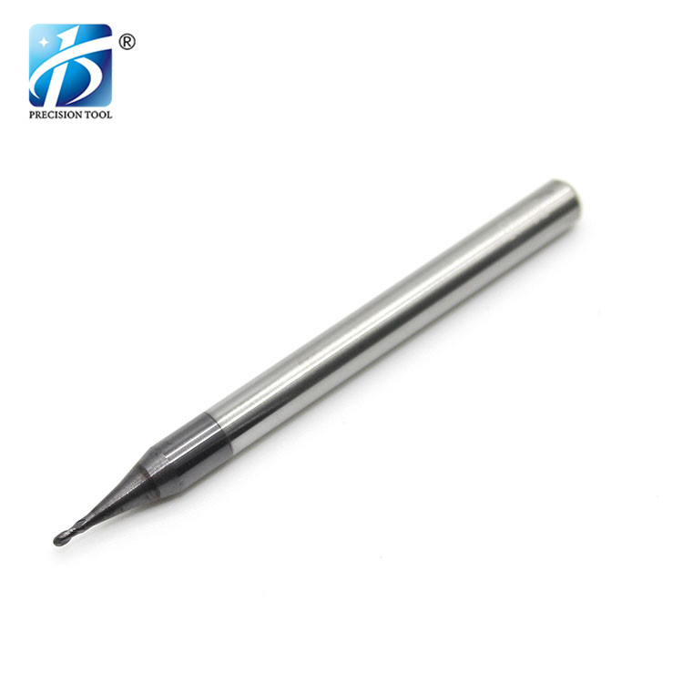 HRC55, 2 Flute, Solid Carbide Endmill, Micro Diameter，Square End, for Steel Processing