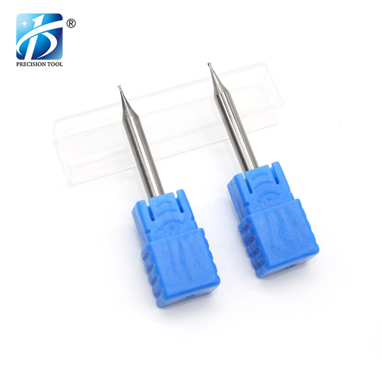 HRC55, 3 Flute, Solid Carbide Endmill, Micro Diameter，Square End, for Aluminum Processing