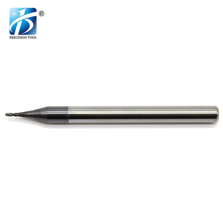 HRC55, 2 Flute, Solid Carbide Endmill, Micro Diameter，Square End, for Steel Processing