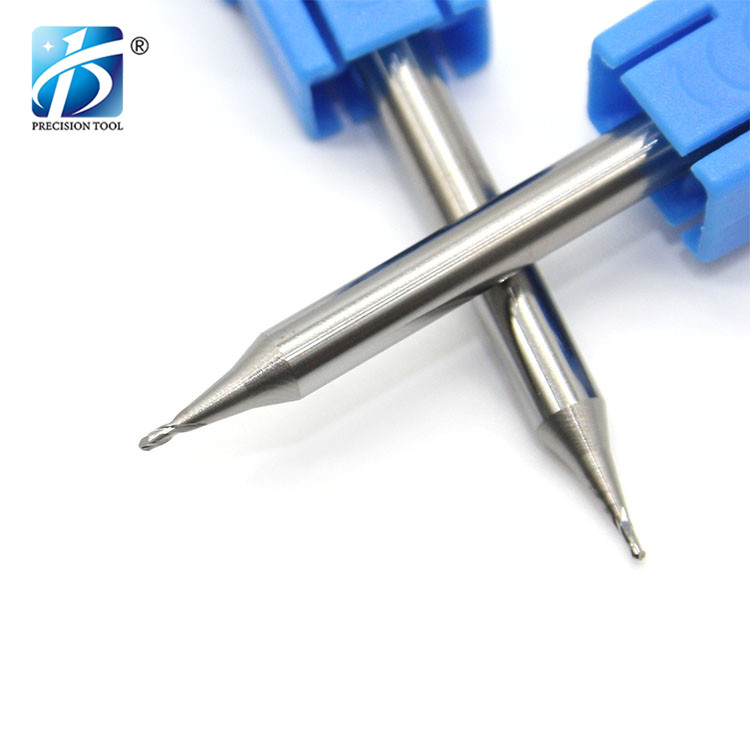 HRC55, 3 Flute, Solid Carbide Endmill, Micro Diameter，Square End, for Aluminum Processing