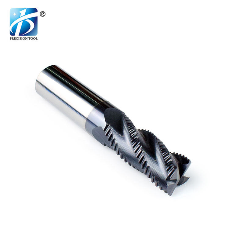 HRC55, 4 Flute, Solid Carbide Endmill, Rough Milling Endmill, for Steel Processing