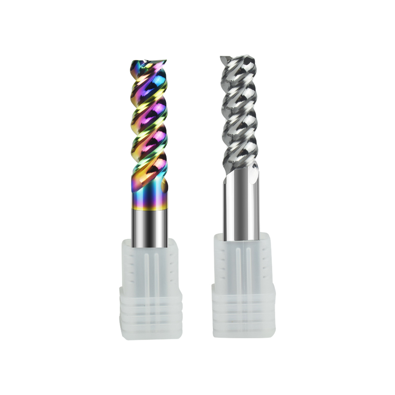 HRC55, 2 Flute, Solid Carbide Endmill, Square End, for Aluminum Processing